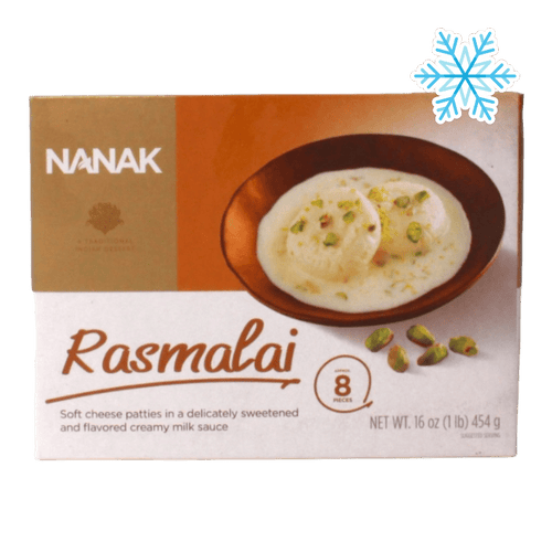 Nanak -  454g (Frozen) Rasmalai 8 Pieces Approx.