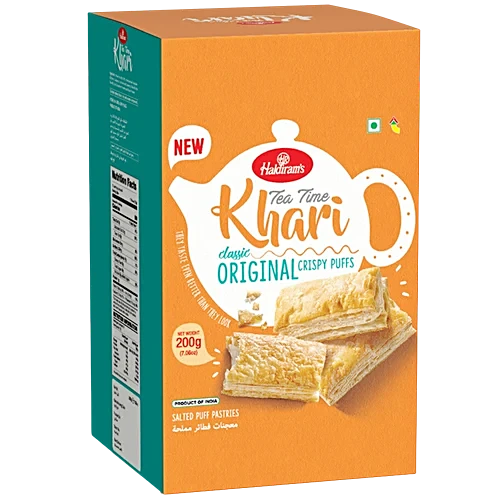 Haldiram's Khari Plain Puff 24 x 200g